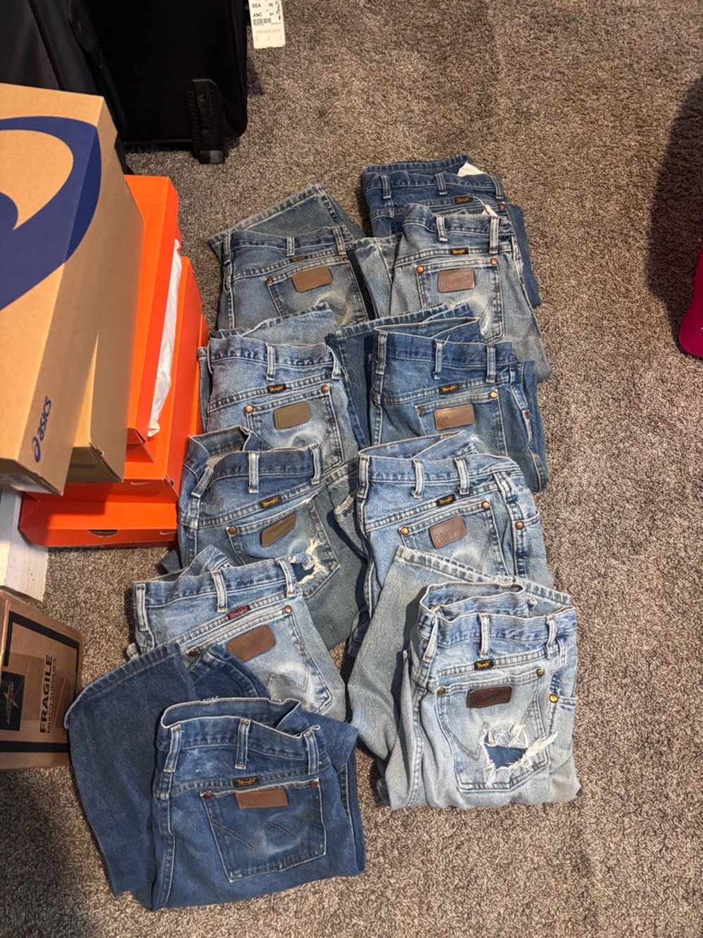 Wrangler Blue Denim Jeans Assorted